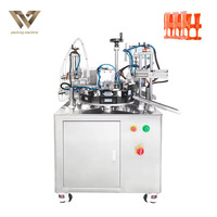 Machine de remplissage scellage BFS de gouttes pour les yeux de larmes artificielles cosmétiques de tube souple de petite ampoule en plastique entièrement automatique