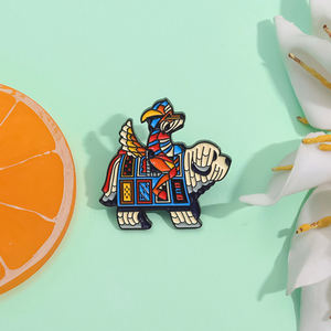 设计师定制波西米亚风格狗珐琅别针翻领胸针衬衫包徽章饰品礼品朋友批发库存 - Product Image 2