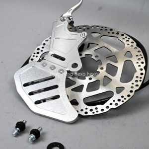 Sistema Freno Posteriore Inferiore HEXO con Staffa in Lega di Alluminio 6061 e Disco 2Cr13 per Moto Fuoristrada Ultra Bee - Retrofit/Aggiornamento - Product Image 3