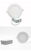 Panneau LED ultra fin moderne certifié UL ETL Panneaux encastrés ronds en aluminium pour plafond et salon