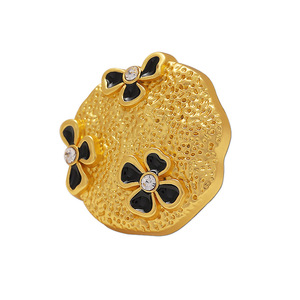 Kim Cương Nhỏ hoa tay khâu bướm gợn hình nút áo cạnh không đều với kỹ thuật mạ hợp kim kẽm - Product Image 6