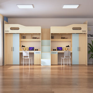 <span class=keywords><strong>Lit</strong></span> superposé pour enfants <span class=keywords><strong>avec</strong></span> <span class=keywords><strong>bureau</strong></span> <span class=keywords><strong>et</strong></span> <span class=keywords><strong>escalier</strong></span>, utilisé à l'école, à la maison, <span class=keywords><strong>lit</strong></span> superposé en bois pour étudiants en dortoir - Product Image 1