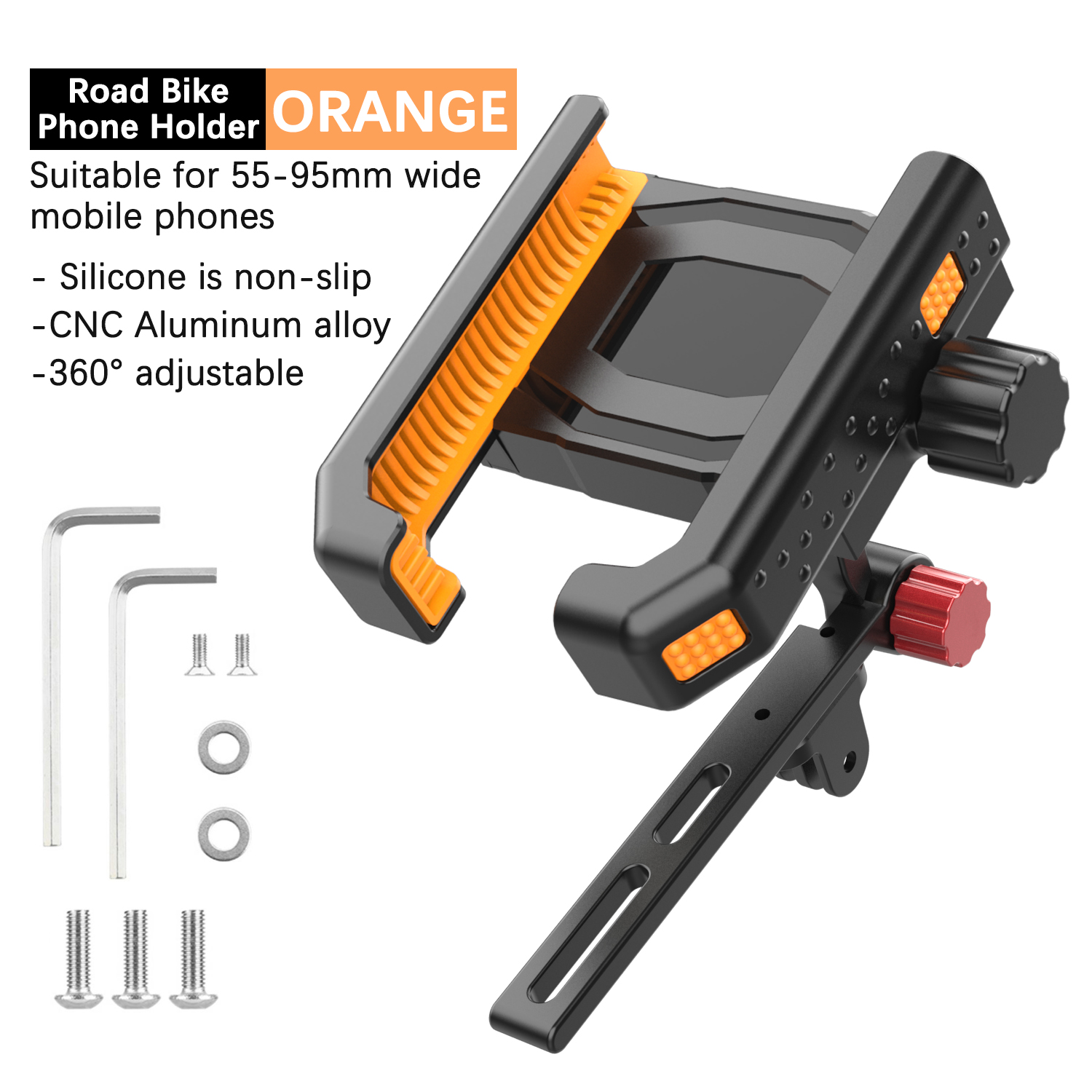 Orange+Bracket and bicycle pole