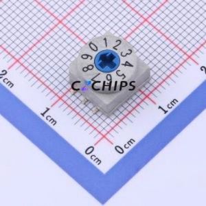 MDG-10S Rotary Encoder Switch SMD Switch ( Number of Detents: 10 )( Encoding Type: True Code )( Operating Temperature: ) - Product Image 1