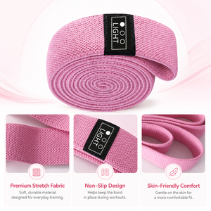 Bandes de Résistance en Tissu Personnalisées, Faible MOQ, Antidérapantes, pour Hanches et Fessiers, Tissu pour Glutes, OEM - Product Image 5