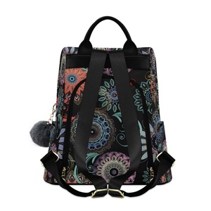 Fashion Boho Ethnic Bohemian Custom Logo Students Schoolbag <b>Backpack</b> Purse Shoulder Women's <b>Backpacks</b> for Women - Product Image 2
