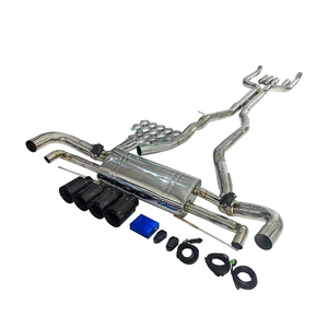 Système d'échappement sport personnalisé en acier inoxydable 304 pour <span class=keywords><strong>BMW</strong></span> G05 G06 X5 X6 <span class=keywords><strong>M50i</strong></span> M60i 2019+ avec soupapes, finition polie miroir - Product Image 1
