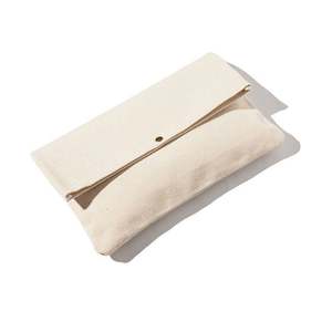 กระเป๋าเครื่องสำอางผ้าแคนวาสเปล่าแบบขายส่ง กระเป๋าเครื่องสำอางผ้าแคนวาสสำหรับเดินทางแบบกำหนดเองสำหรับผู้หญิง - Product Image 1