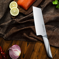 Ensemble de couteaux de cuisine RUI couteau de couperet de Chef en acier inoxydable pour la nourriture à la maison bébé coupe couteau à trancher coloré