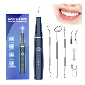 New household teeth cleaning kit for adult Rechargeable Plaque Remover electric dental tooth cleaner for teeth whitening