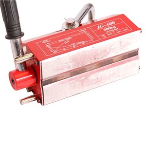 Alto factor de seguridad de elevación de <span class=keywords><strong>600KG</strong></span> Manual grúa magnética levantador magnético permanente para placa de acero - Product Image 5