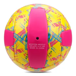 2024 Modelos mais recentes de bolas de voleibol de praia de tamanho personalizado para uso interno e externo em PVC PU feito sob medida
