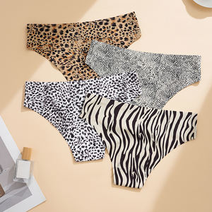 Airtamay Leopard Zebra Animal Printed Seamless Panties Women Invisible Briefs Panty Interior Mujer Sexy Bikini Underwear Ladies - Product Image 2