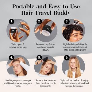 Polvo voluminizador esponjoso personalizado <span class=keywords><strong>de</strong></span> etiqueta privada para cabello graso Champú seco fresco instantáneo refrescante para limpiar y dar estilo a la textura - Product Image 4