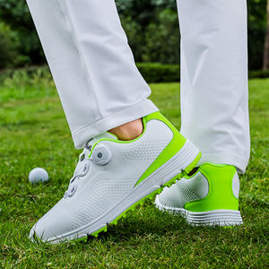 Chaussures de <span class=keywords><strong>golf</strong></span> à crampons pour hommes vente en gros de logo personnalisé de haute qualité mode tendance confortable promotionnel sport bon marché - Product Image 3