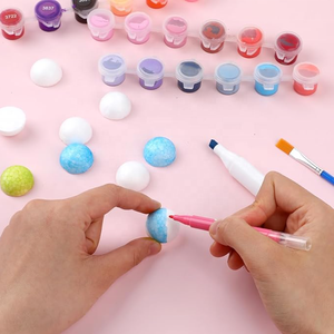 <span class=keywords><strong>Boules</strong></span> de mousse pour l'artisanat, fleurs artificielles blanches demi-rondes, fournitures en polystyrène de forme hémisphérique - Product Image 1