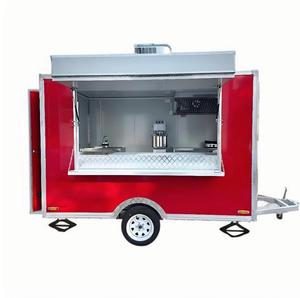 Remorque alimentaire avec protection contre la pluie et plancher sec pour la vente de nourriture par temps humide et pour un commerce de rue tout temps sans arrêt - Product Image 2