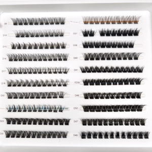 Wholesale Pre Glued Press on Lash Clusters Segmented <strong>Reusable</strong> DIY Lash Extension Kit Waterproof Self <strong>Adhesive</strong> <strong>Eyelashes</strong> Cluster - Product Image 5