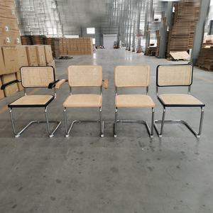 Arredamento Sala da Pranzo <span class=keywords><strong>Sedia</strong></span> <span class=keywords><strong>Cesca</strong></span> Moderna in Legno e Rattan Collezione Breuer <span class=keywords><strong>Sedia</strong></span> <span class=keywords><strong>Cesca</strong></span> con Braccioli - Product Image 5