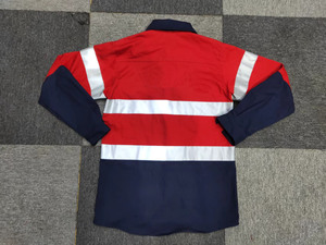 Ropa de trabajo de seguridad reflectante Camisa de algodón para hombres Camisas DE TRABAJO reflectantes de alta visibilidad para minería y construcción - Product Image 6