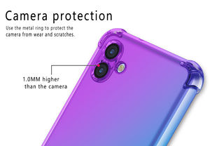 Para <span class=keywords><strong>Samsung</strong></span> A05 Case Clear, Cute Gradient Shock-Absorbing Corner Soft TPU Phone Cases Cover para <span class=keywords><strong>Samsung</strong></span> <span class=keywords><strong>Galaxy</strong></span> A05 A05S - Product Image 4