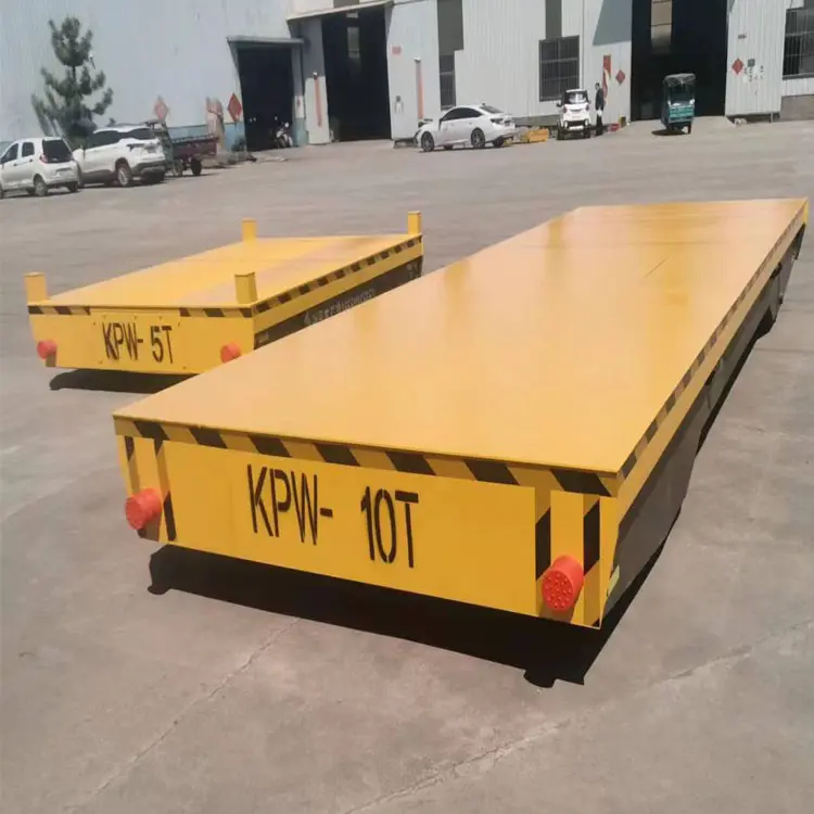 Flatbed Auto Trackless Transfer Trolley Platte Overdrachtwagen Zware Gemotoriseerde Grootte Elektrische Transportwagen