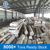 Batang Aluminium Kelas Laut 5052 Kekuatan Sedang Merek Hanwei, Dipoles, Ekstrusi, Kekuatan Tinggi, Tahan Korosi