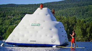 SZL şişme buz Bergs özelleştirilmiş PVC çocuklar yetişkinler büyük su yüzen kaya oyuncaklar - Product Image 3