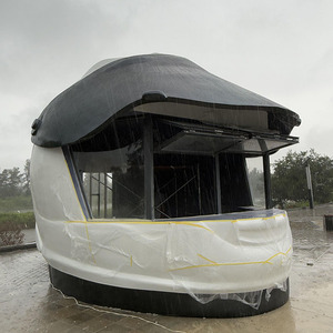 Caseta de Casco de Motocicleta Gigante de FRP Personalizada, Diseño Novedoso Resistente a la Intemperie para Cafetería o Puesto de Hot <span class=keywords><strong>Dogs</strong></span>, Hecha de Fibra de Vidrio Duradera - Product Image 2
