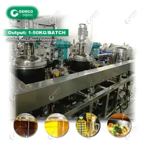High Efficiency Laboratory Edible Small Palm Mini Coconut Oil Refinery for Refining Crude Cooking,Soybean,Sunflower Seed,Nuts