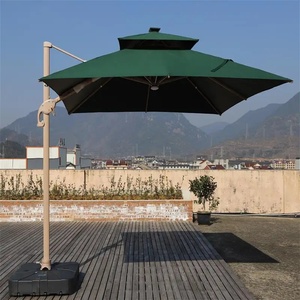 Sombrilla Cantilever <span class=keywords><strong>para</strong></span> Exteriores Prunia con Luz LED, Grande, 3x3m, Base <span class=keywords><strong>para</strong></span> <span class=keywords><strong>Jardín</strong></span>, Parasol <span class=keywords><strong>para</strong></span> Patio, Diseño Económico - Product Image 4