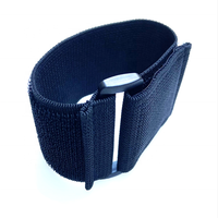 Sangle élastique réglable à double face avec boucle auto-agrippante en nylon, taille et couleur personnalisées, pour rangement