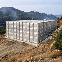 Réservoirs de stockage d'eau en acier galvanisé à chaud, boulonnés, de 1000, 2000, 5000 litres et en gallons - Prix