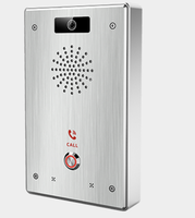 Interphone vidéo SIP Flyingvoice I11V IP65 IK10 en alliage d'aluminium avec bouton d'appel d'urgence PoE, caméra HD 1080P, Wi-Fi intégré et carte TF
