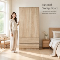 Armoire bébé moderne en bois de style nordique avec coiffeuse, ensemble de meubles de chambre d'enfant, armoire de rangement pour petits espaces, organisateur de vêtements