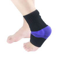 Compression cheville orthèse Silicone cheville manchon soutien soulagement de la douleur de la fasciite plantaire réduire l'enflure des pieds