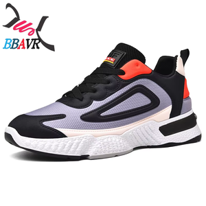 Vente de chaussures de sport pour hommes en tissu PVC à semelle épaisse, chaussures de sport pour hommes de haut niveau - Product Image 1