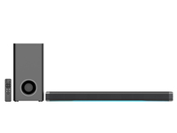 2.1 chaîne de télévision barre de son haut-parleur de barre de son 120w avec système de cinéma maison subwoofer filaire