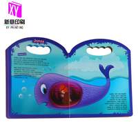 Livre de la Bible personnalisé pour enfants Livre en carton épais avec impression de formes découpées