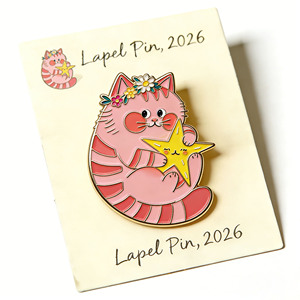 Produsen Grosir Pin Enamel Katak Lucu Kartun Anime Pin Kerah Kemasan Kartu Kustom untuk Pakaian - Product Image 3