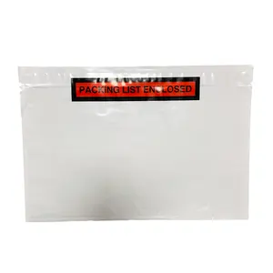 4.5X6 Inch Document Packing List Envelope Plastic Packaging Bags Shipping Label Courier Logistics