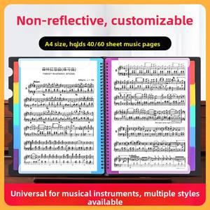 Clip para Partituras de Piano Marca SS, Carpeta para Partituras <span class=keywords><strong>A4</strong></span>, Plegable y Modificable, para Partituras de Cinco Líneas - Product Image 2