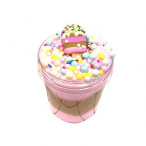 Mixing Color <b>Plastic</b> Clay Silicone Slime Slices Sprinkles Foam <b>Beads</b> Sweets Butter Fluffy Stress Relief Kids Soft Toy - Product Image 5