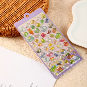 Factory Custom Design Sticker 3D Relief Cute Sticker High Quality Eco-friendly <b>PVC</b> Epoxy Sticker Cartoon Sticker - Product Image 1