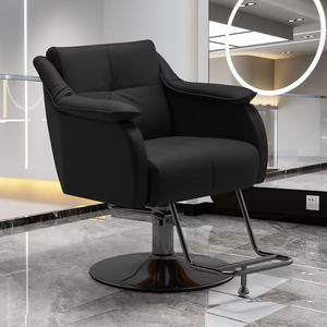 Sillón de Peluquería Hidráulico de Metal Blanco de Lujo Moderno, Muebles de Peluquería, Silla de Estilismo para Corte de Cabello - Product Image 2
