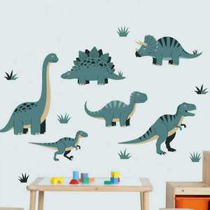 Self Adhesive Living Room Decor Baby <strong>Nursery</strong> 3d Cartoon <strong>Dinosaur</strong> Wall Stickers - Product Image 6