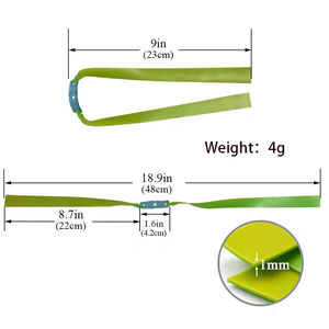 Ensemble de bandes plates en latex hautement élastiques, accessoires de lance-pierre, boîte de rangement portable, accessoire de sport de plein air durable et léger - Product Image 5