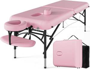 Favorable Price 2 Section Aluminium Legs Beauty Salon Facial Eyelashes Massage Bed <strong>Cama</strong> De Masaje <strong>Mini</strong> Foldeable Massage Table - Product Image 2