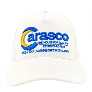 Gorra de Béisbol Bordada de 5 Paneles para Eventos de Team Building, Gorra Deportiva de Algodón Azul Marino para Repartidores - Product Image 3