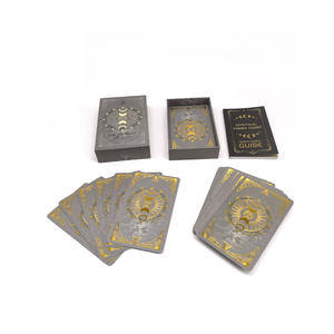 Cartes personnalisées avec impression dorée pour invitations de mariage, cartes de remerciement, cartes d'affirmation avec logo, cartes de tarot avec guide - Product Image 1